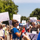 Amelia Bonow at a July 4th demonstration outside the Supreme Court.